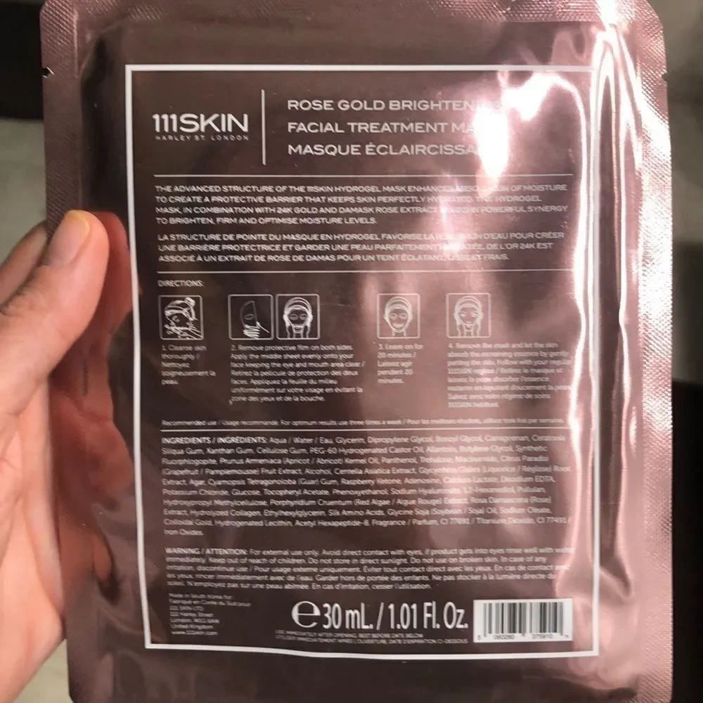𝅺111skin Harley St. London Rose Gold Facemask - Picture 8 of 8
